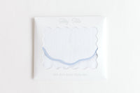 Scalloped Edge Bib & Burp Set