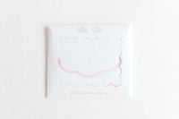 Scalloped Edge Bib & Burp Set