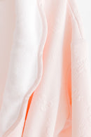 Pink Jacquard Bows Kids Robe