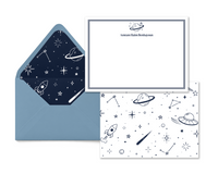 Blast Off Personalized Stationery