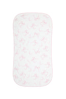 Charming Bows Print Burp Cloth
