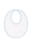 Blue Gingham Bib