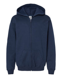 Youth Hooded Zip Up Sweatshirt