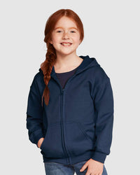 Youth Hooded Zip Up Sweatshirt