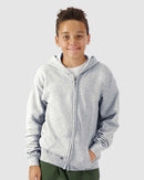 Youth Hooded Zip Up Sweatshirt