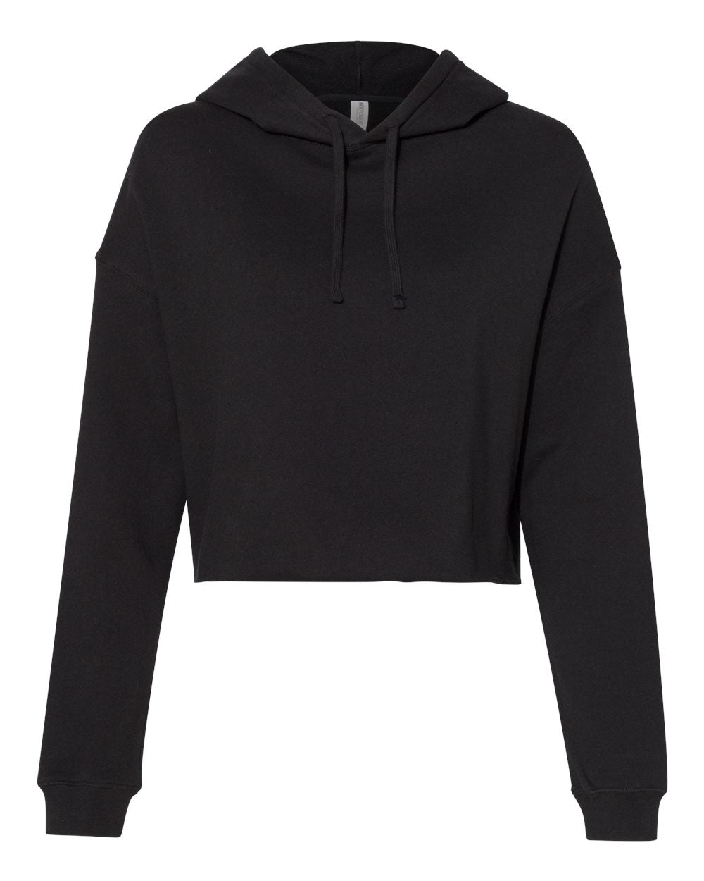 Personalized Women's Lightweight Crop Hooded Sweatshirt