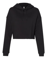 Personalized Women's Lightweight Crop Hooded Sweatshirt