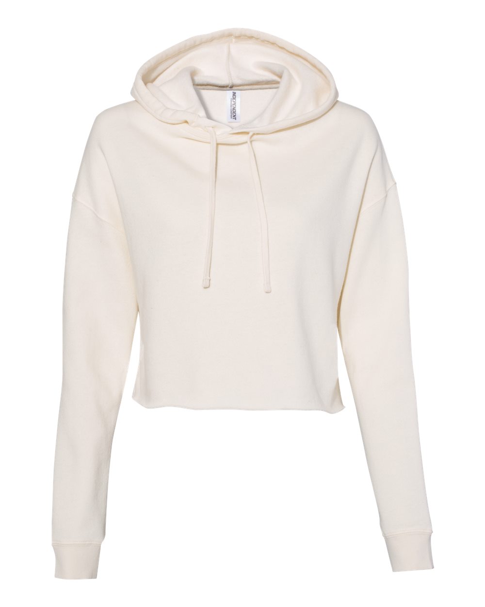 Personalized Women's Lightweight Crop Hooded Sweatshirt