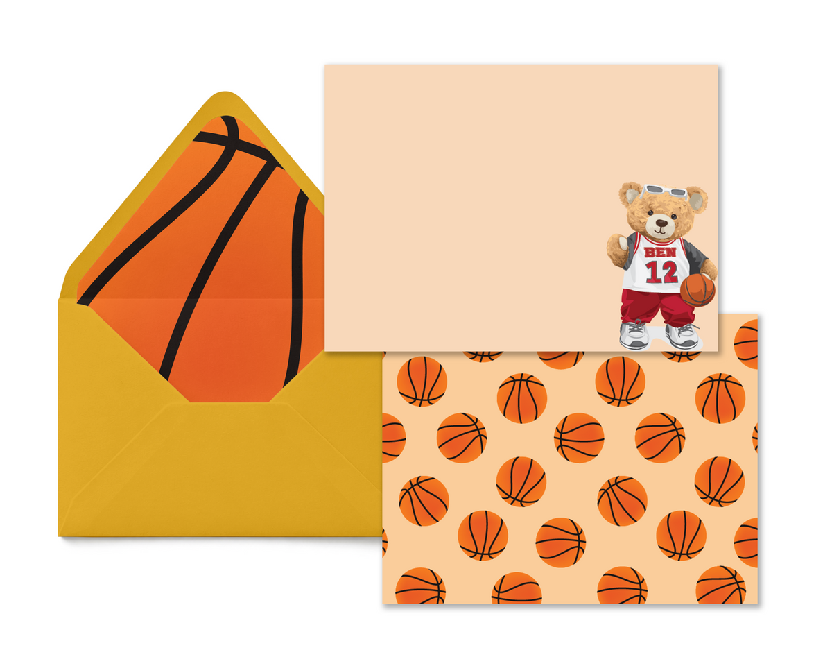 Courtside Cub Personalized Stationery
