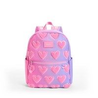 Ombre Fuzzy Hearts Kane Backpack