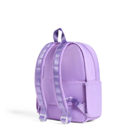 Lilac Chevron Kane Double Pocket Backpack