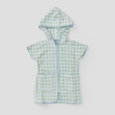 Sea Foam Gingham Kids' Cover Up