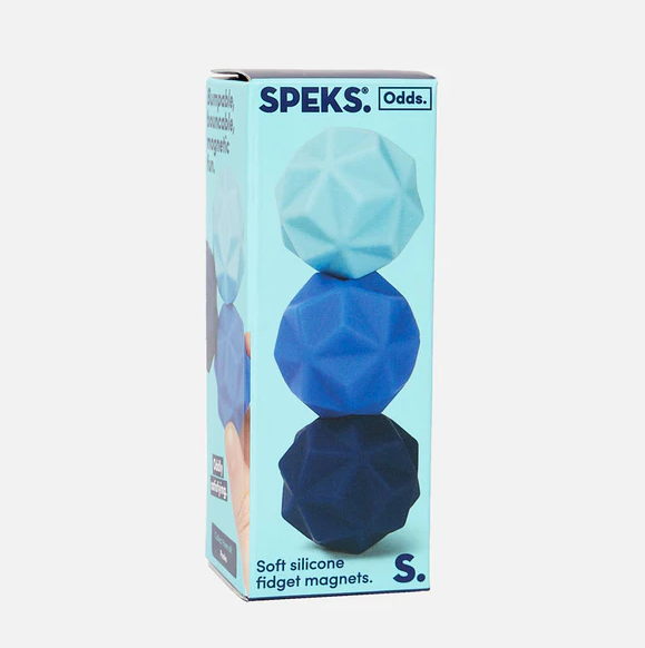 Odds Peaks Silicone Magnets Blue
