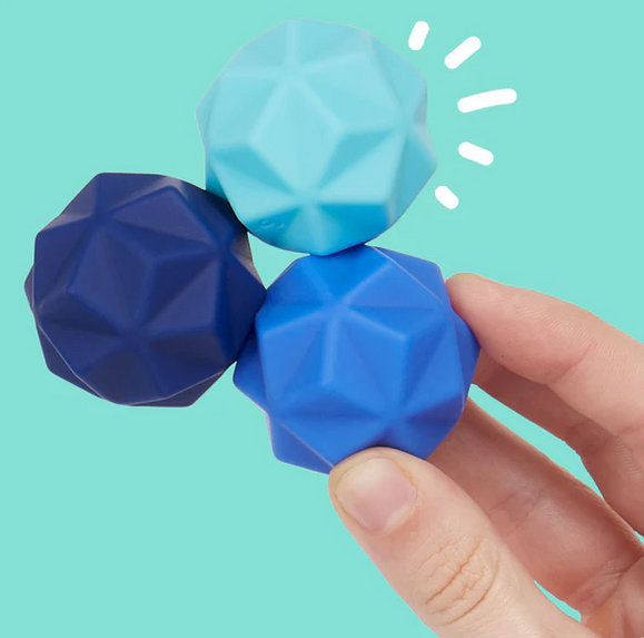 Odds Peaks Silicone Magnets Blue