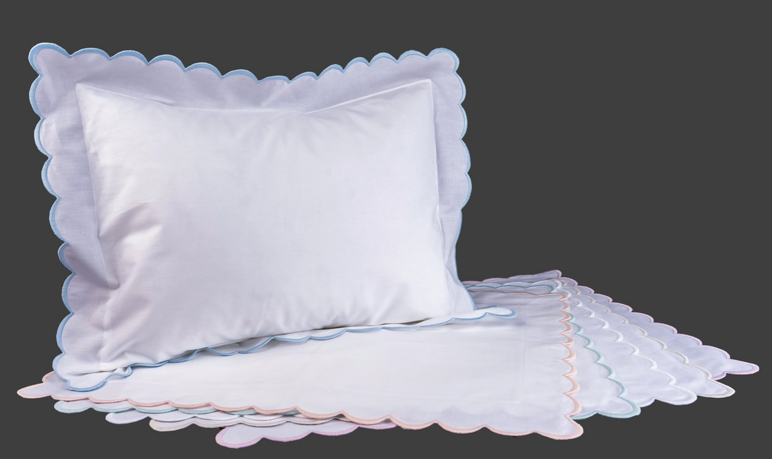 Double Thick Scallop Pillow