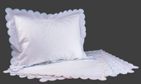 Double Thick Scallop Pillow