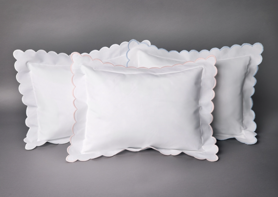 Double Thick Scallop Pillow