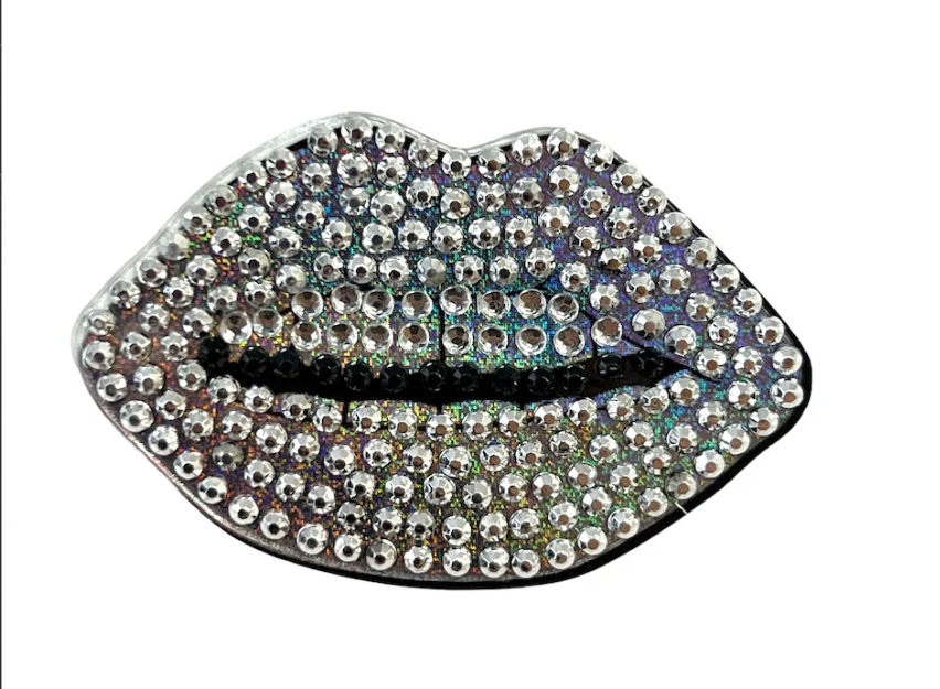 White Spirit Lips Sticker Beans