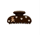 Toasted Teddy Sweetheart Hair Clip