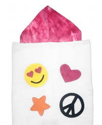 Peace and Love Hooded Towel