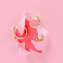 Gold Huggies Earrings