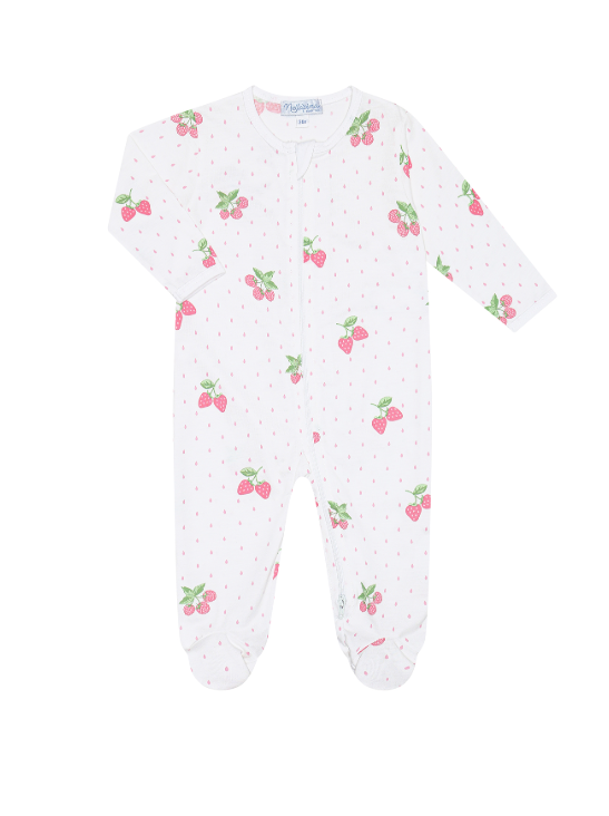Berries Zipper Footie