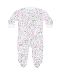 English Garden Zipper Footie