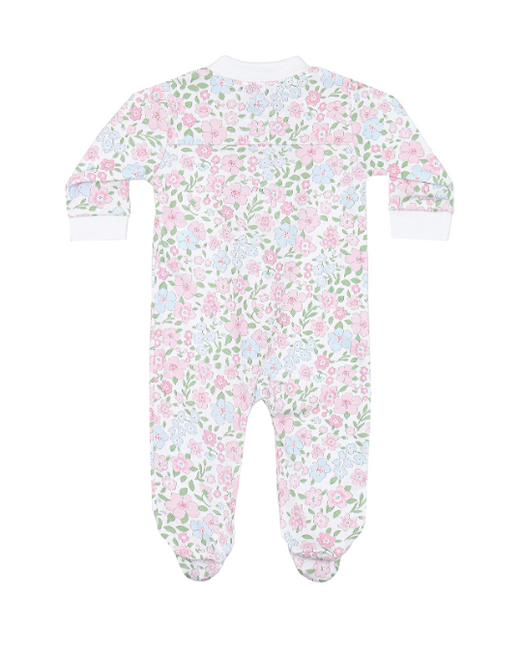 English Garden Zipper Footie