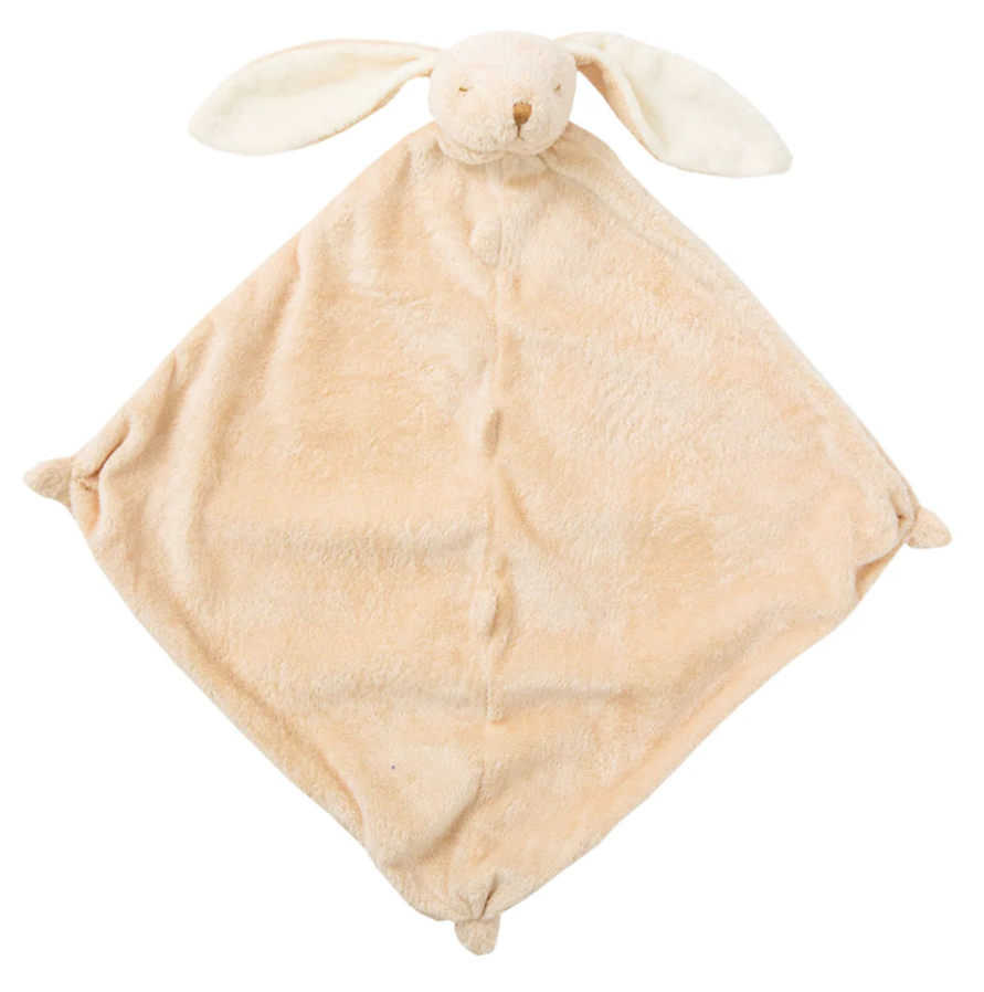 Beige Bunny Blankie Lovey