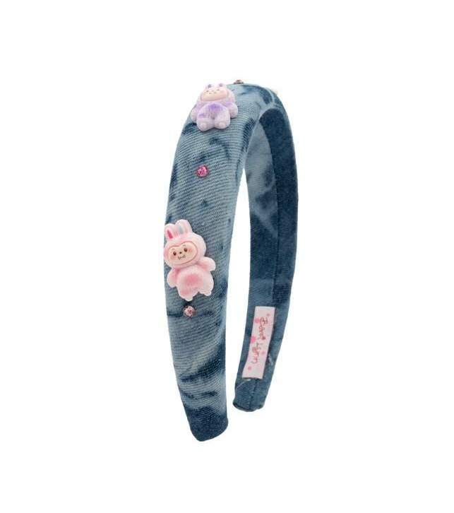 Denim Labubu Headband