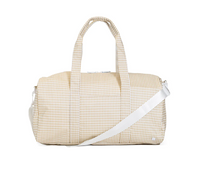 Gingham Khaki 3 Weekender