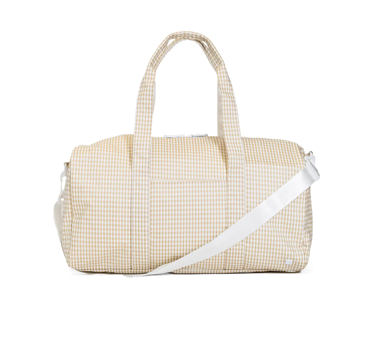 Gingham Khaki 3 Weekender