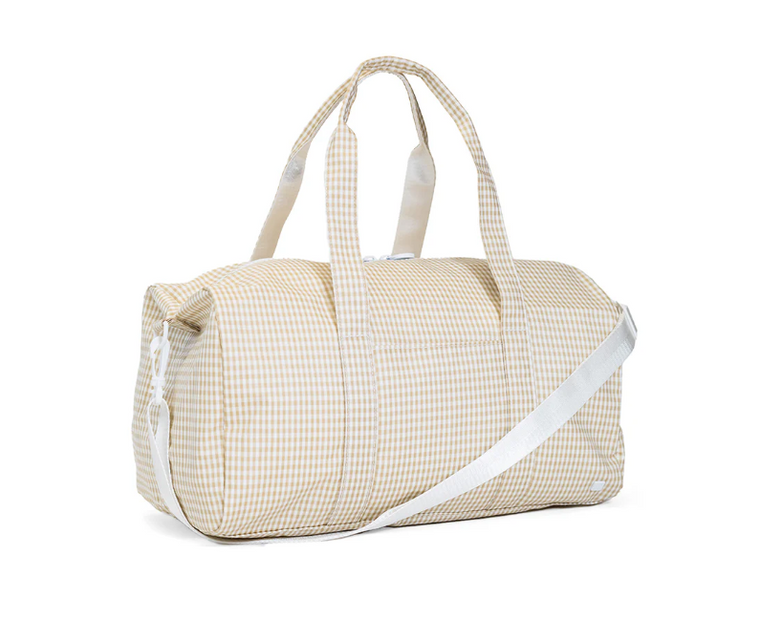 Gingham Khaki 3 Weekender