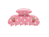 Lychee Berry Dot Sweetheart Hair Clip