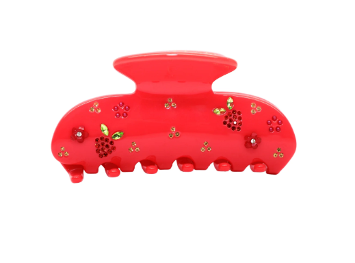 Berry Beach Club Sweetheart Hair Clip