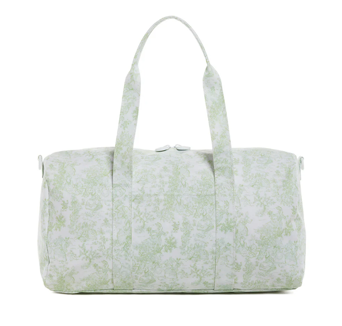Bunny Toile Green Weekender