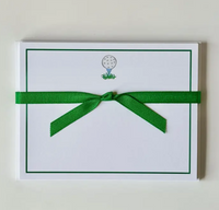 Golf Tee w/ Grass Motif Stationery