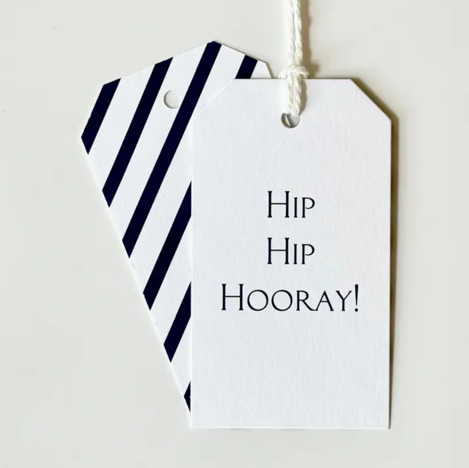 Hip Hip Hooray Gift Tag