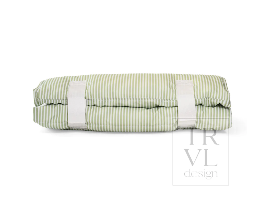 Pimlico Stripe Sage Nap Mat