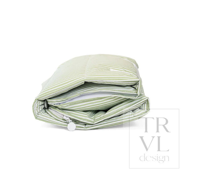 Pimlico Stripe Sage Nap Mat