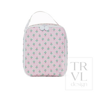 Petite Fleur Pink Square Lunchbox
