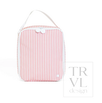 Pimlico Stripe Dusty Rose Square Lunchbox