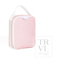 Pimlico Stripe Dusty Rose Square Lunchbox