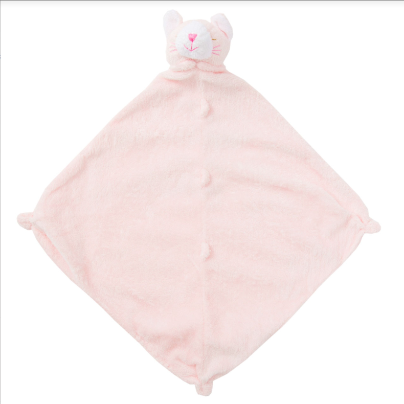 Pink Kitty Blankie Lovey