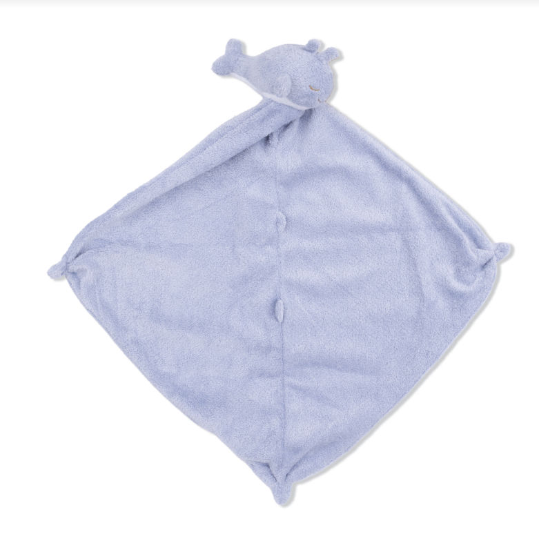 Dusty Blue Whale Blankie Lovey