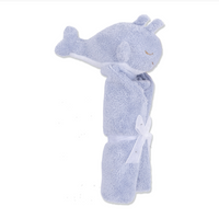 Dusty Blue Whale Blankie Lovey