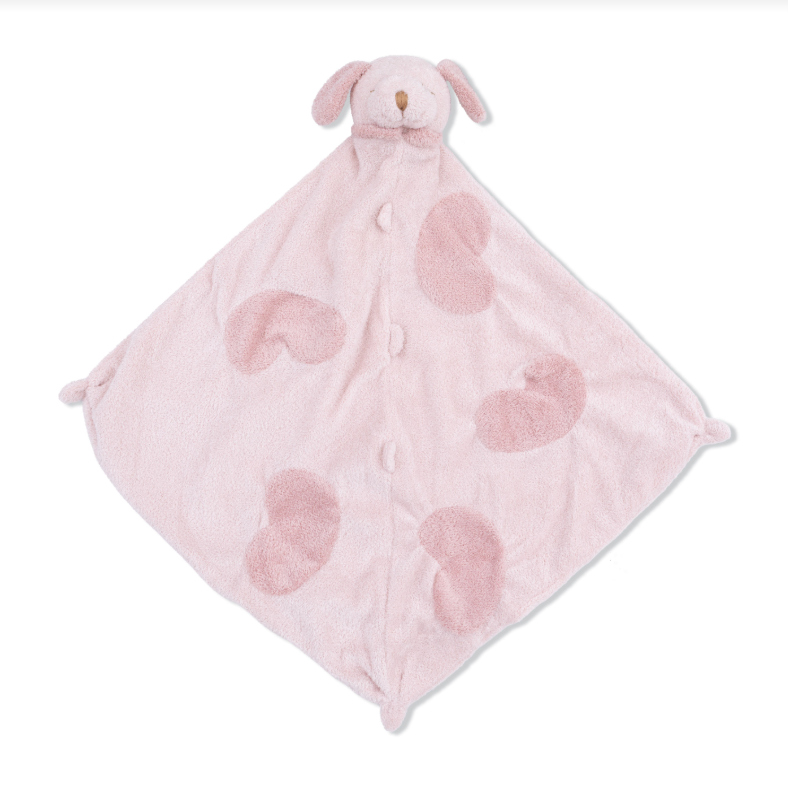 Blush Puppy Blankie Lovey
