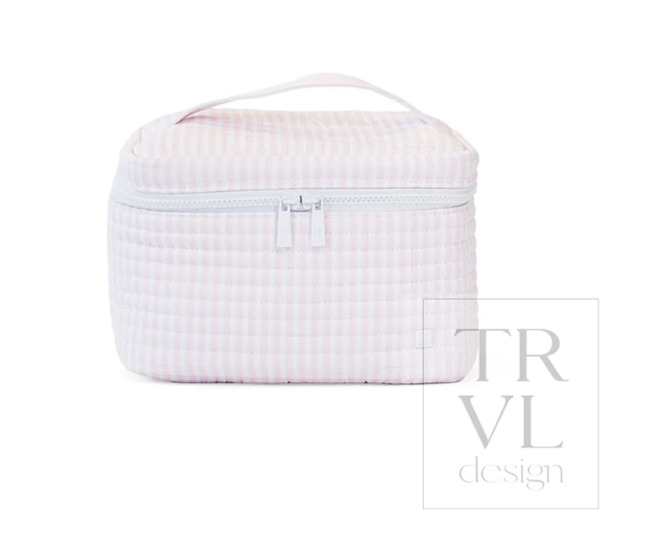 Quilted Pimlico Stripe Pink Train Set