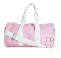 Peony Coated Canvas Large Roll Duffel