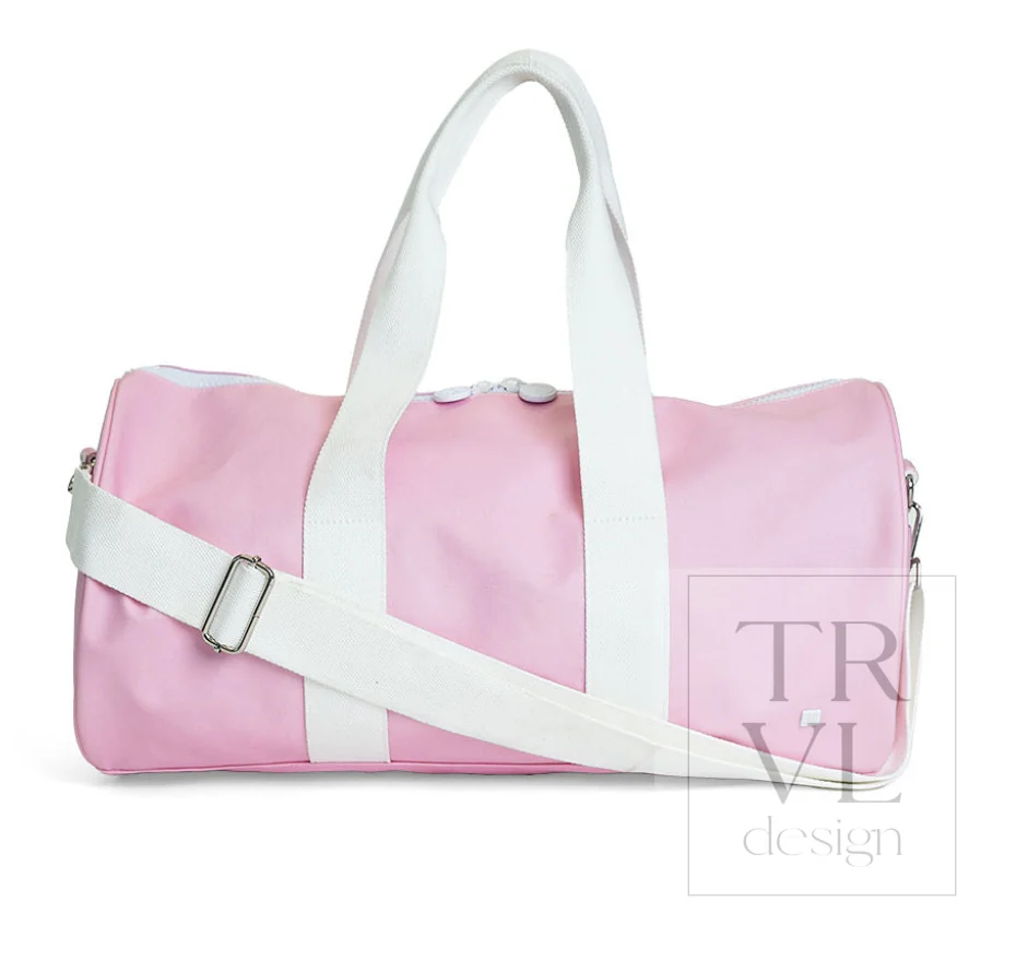 Peony Coated Canvas Large Roll Duffel
